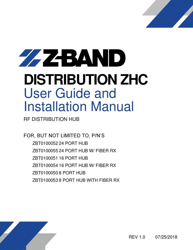 Z-Band ZBT0100052 User guide and installation manual