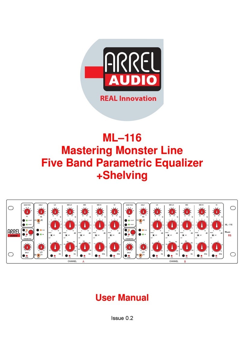 Arrel Audio ML-116 user manual