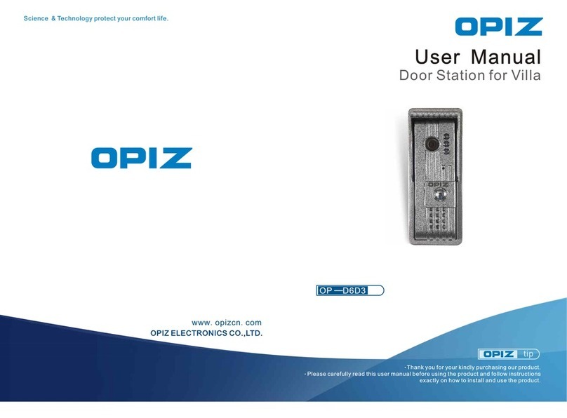 Opiz OP-D6D3 user manual