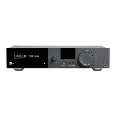 Lyngdorf Audio TDAI-3400 Control manual