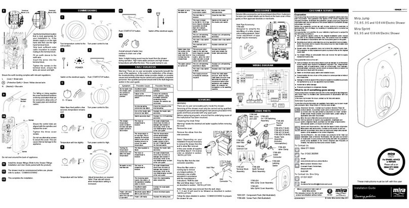Kohler Mira Jump 7.5 User manual