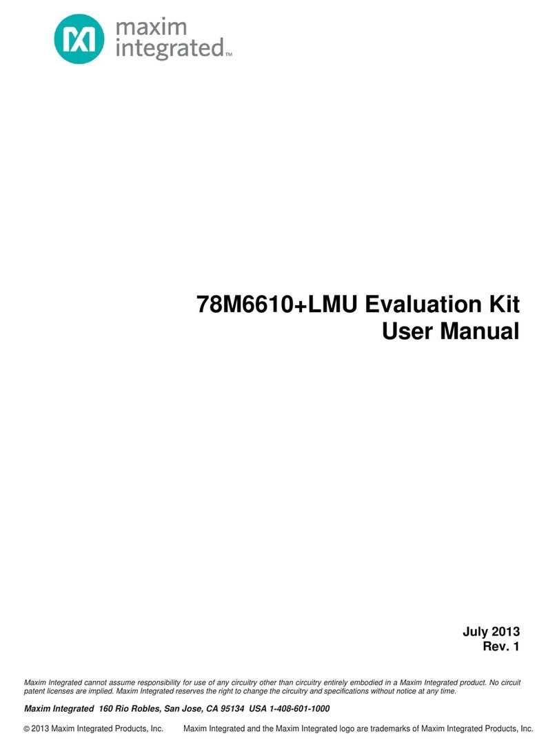 Maxim Integrated 78M6610+LMU user manual