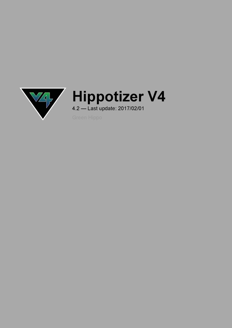 green hippo Hippotizer V4 manual