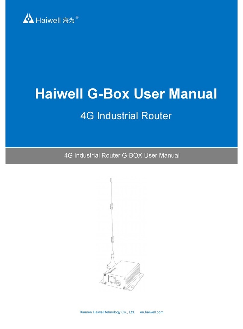 Haiwell G-Box User manual