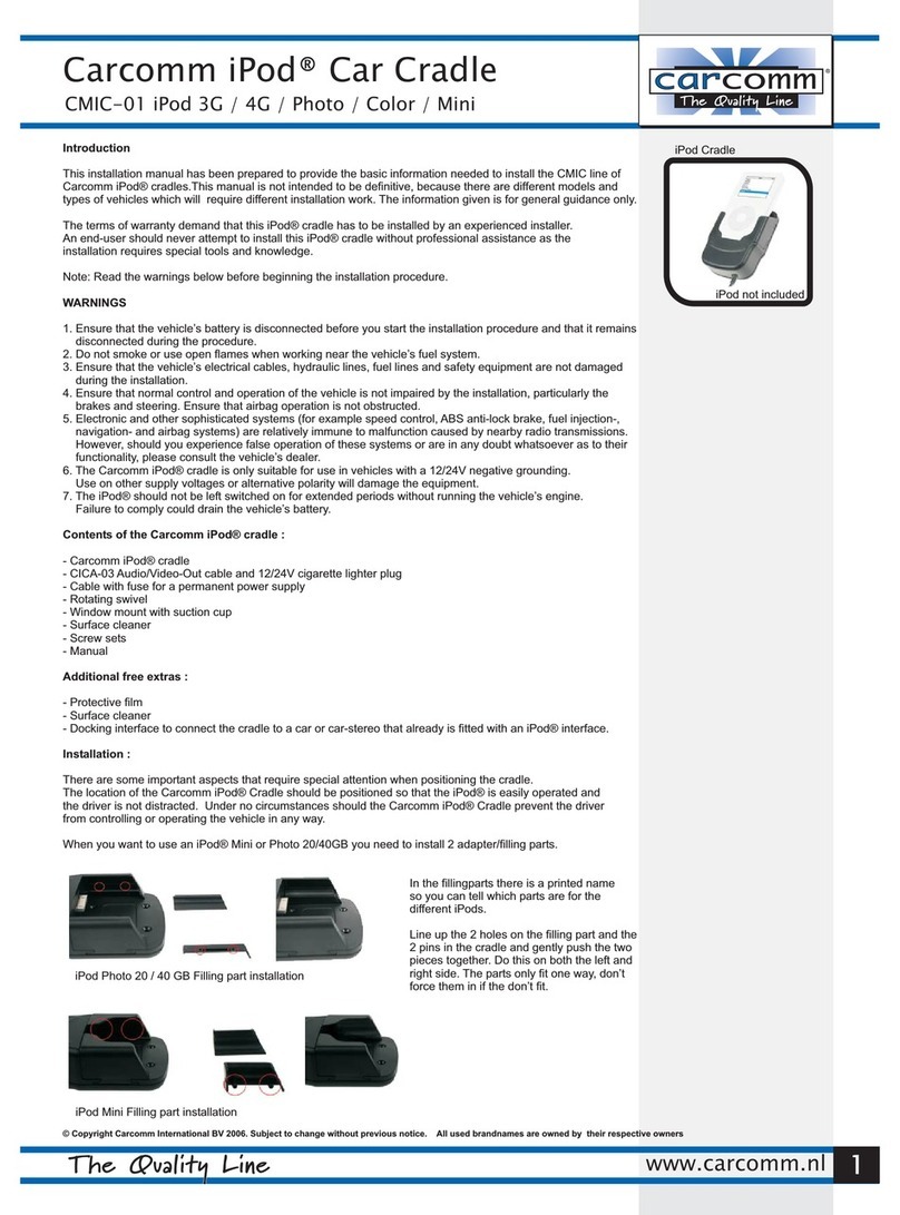 Carcomm CMIC-01 User manual