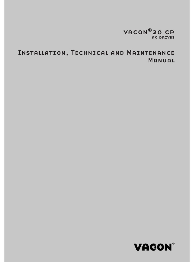 Vacon 20 CP Installation, Technical and Maintenance  Manual