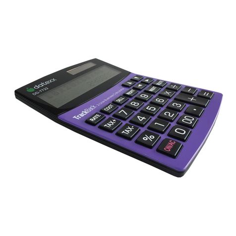 Datexx TrackBack DD-7722 User manual