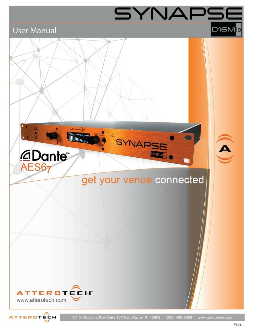 Synapse D16Mio User manual