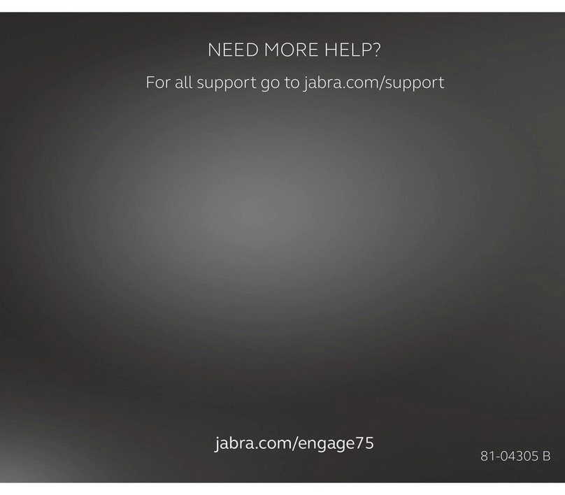 Jabra Engage 75 quick start guide