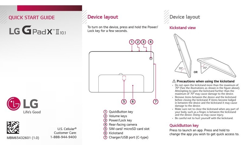 LG G PAD X II 10.1 User manual