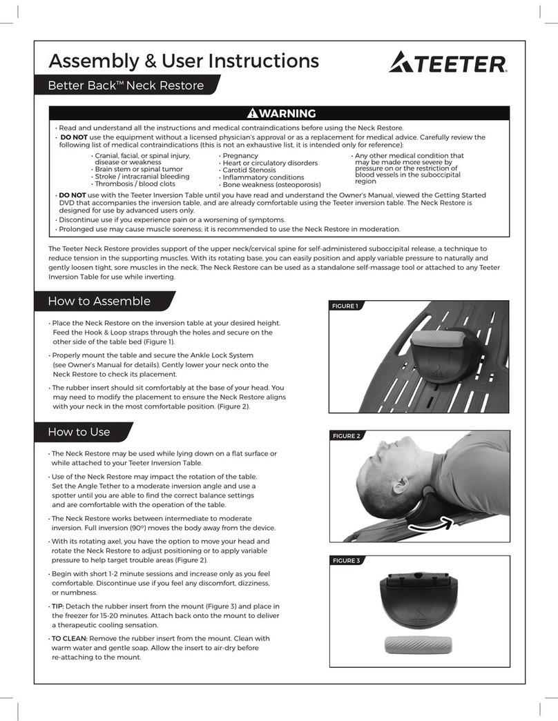 Teeter Better Back owner's manual
