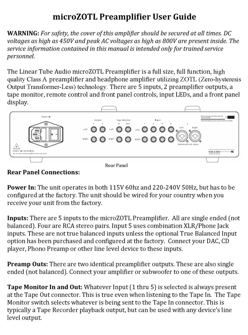 Linear microZOTL User manual Linear microZOTL User manual