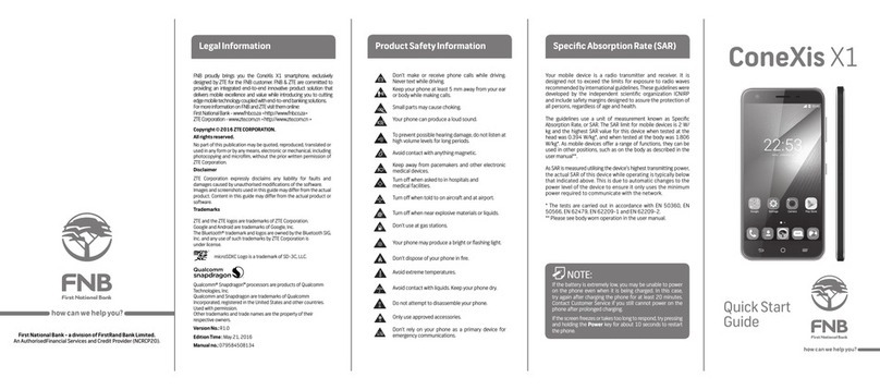 Zte FNB ConeXis X1 User manual