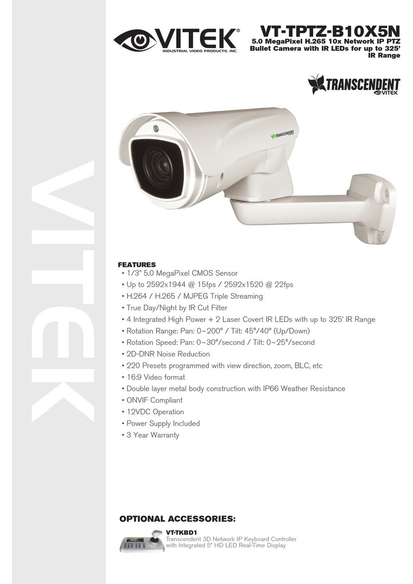 Vitek Transcendent VT-TPTZ-B10X5N User manual Vitek Transcendent VT-TPTZ-B10X5N User manual