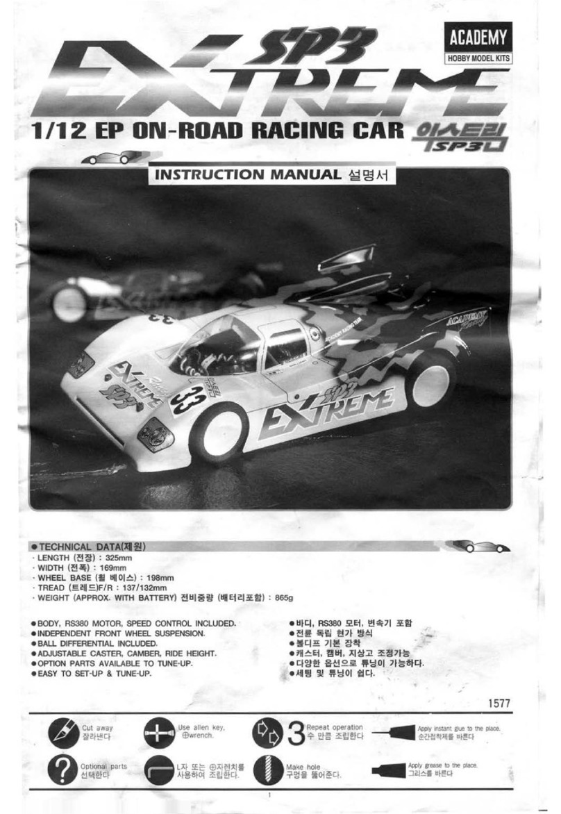 ACADEMY SP3 Extreme instruction manual