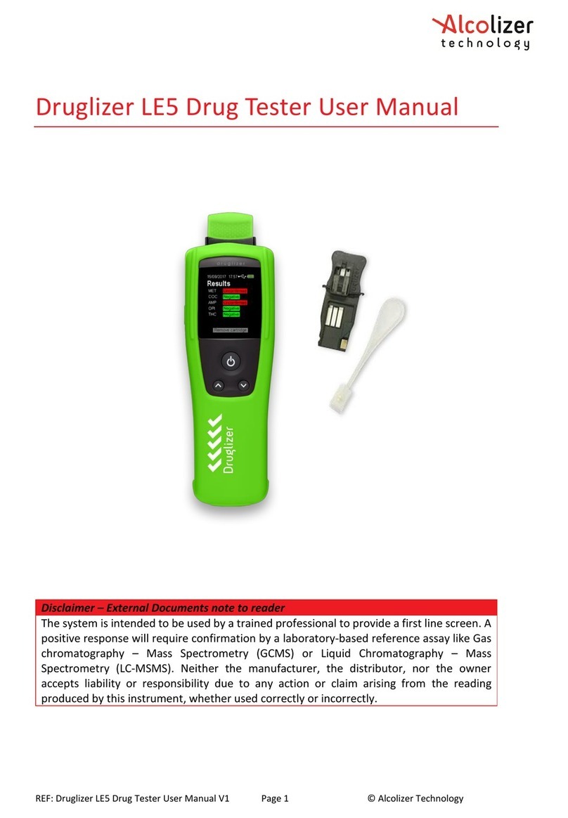Alcolizer Druglizer LE5 User manual