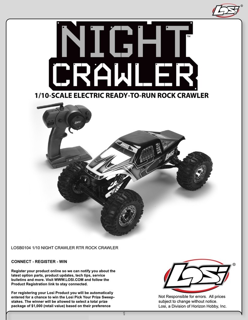 Team Losi Night Crawler LOSB0104 manual