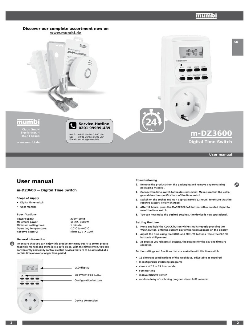 mumbi m-DZ3600 user manual