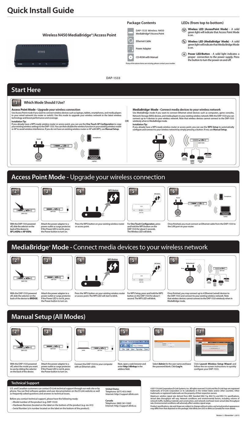 D-Link DAP-1533 User manual