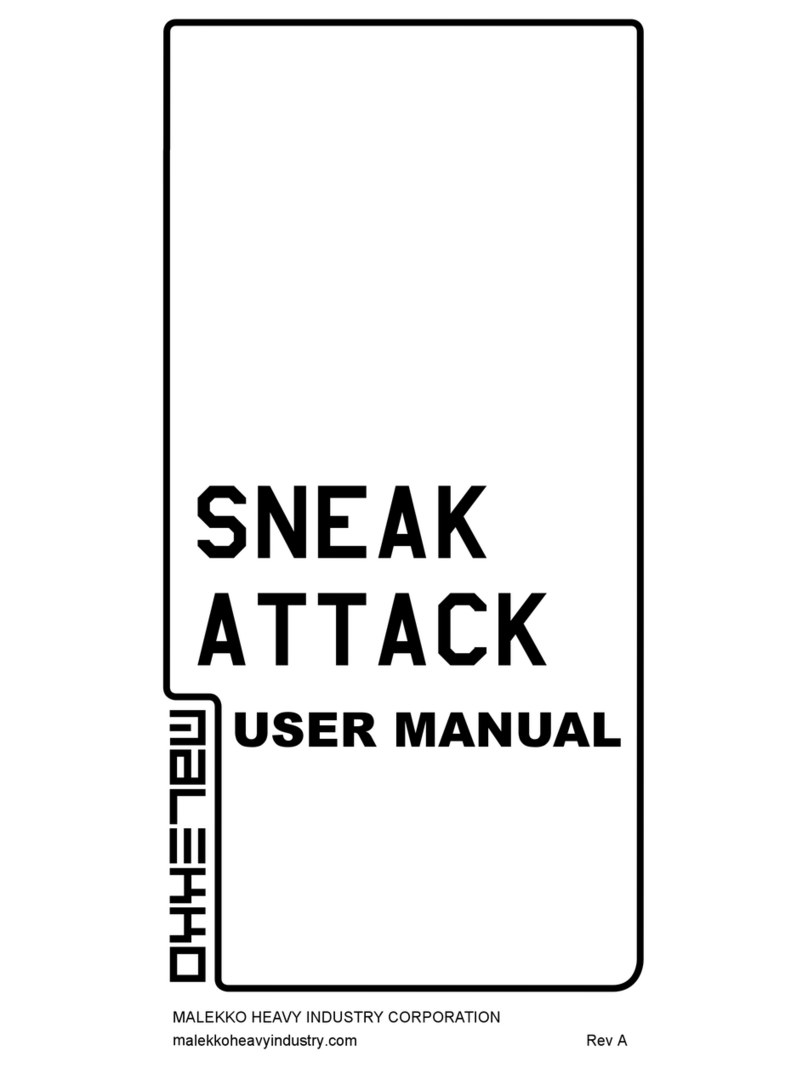 Malekko SNEAK ATTACK user manual