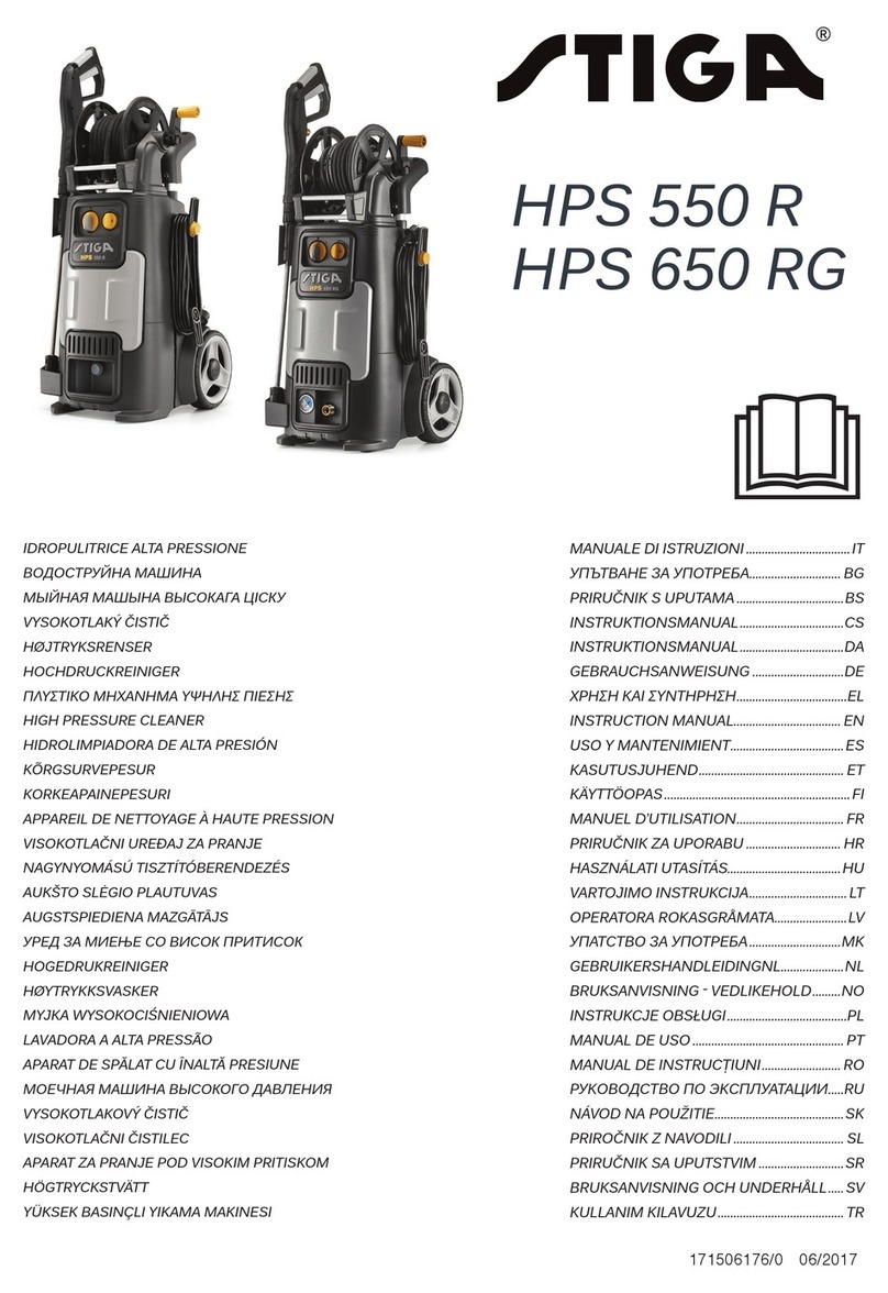 Stiga HPS 550 R instruction manual