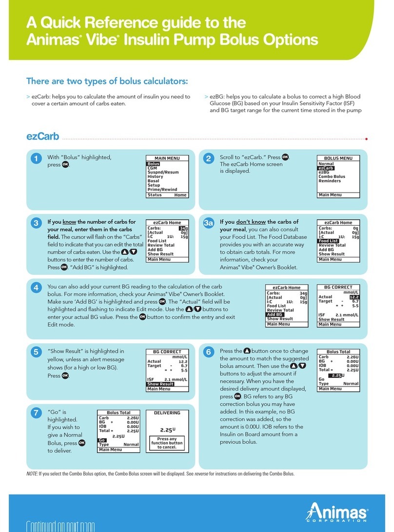Animas vibe User manual