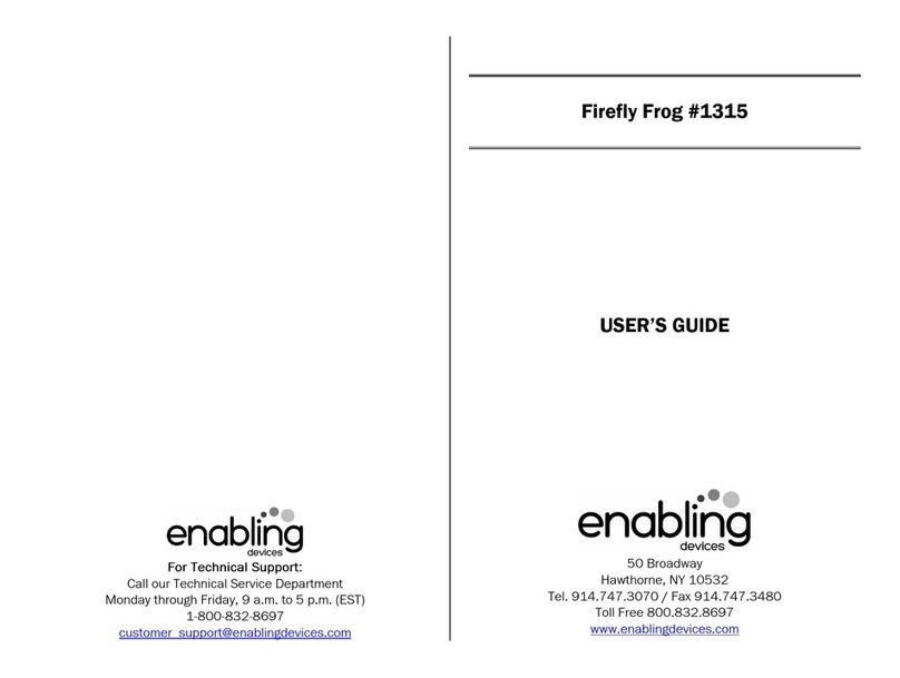 Enabling Devices Firefly Frog 1315 User manual