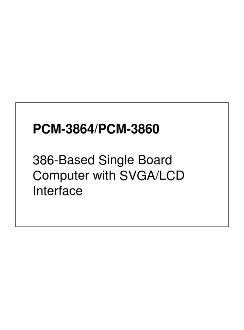 Advantech PCM-3864 User manual