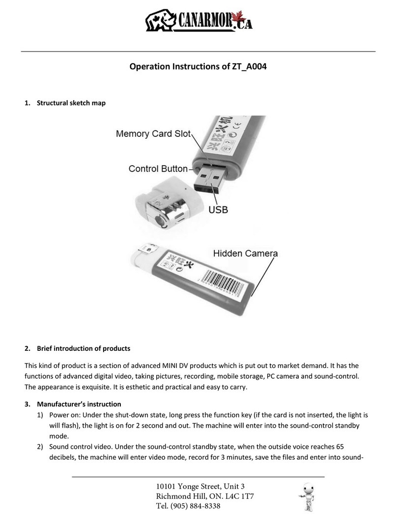 Canarmor ZT_A004 Operation instructions