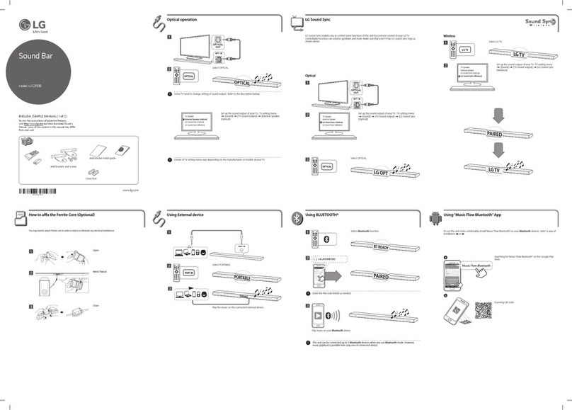 LG LAS350B User manual