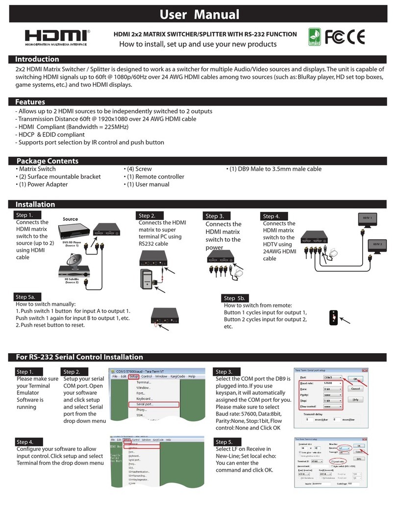 Tri-Net R014-MTX-202 user manual