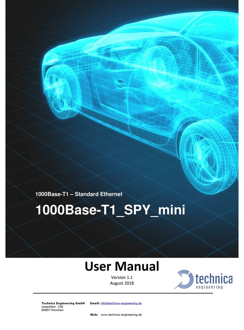 Technica Engineering 1000Base-T1 SPY mini user manual