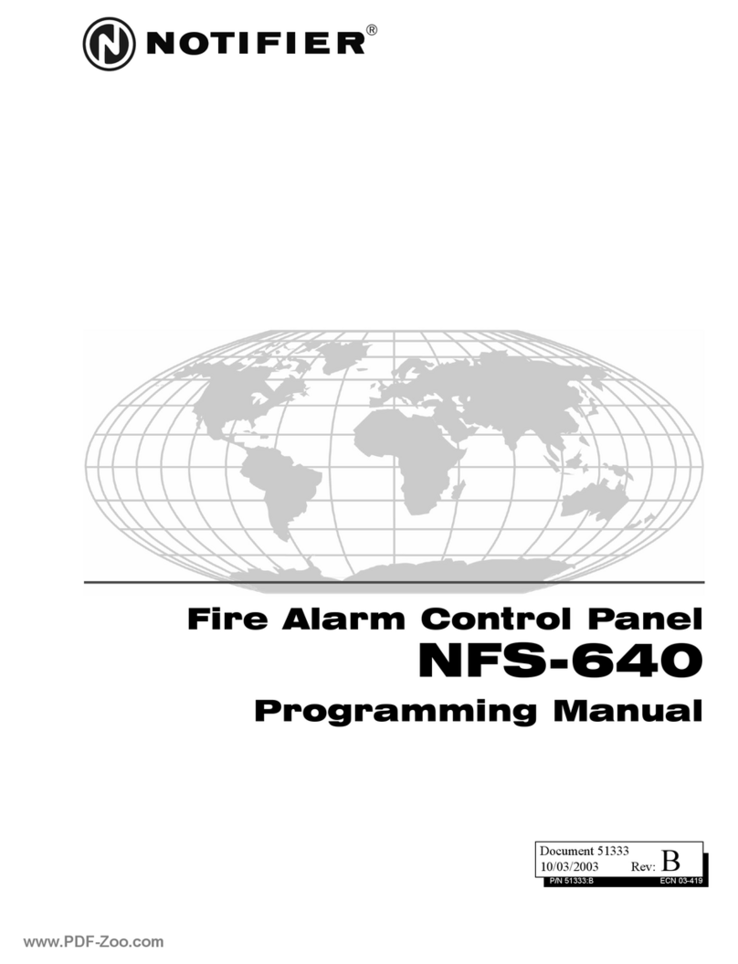 Notifier NFS-640 Programming manual