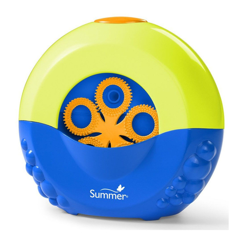 Summer TUB TIME BUBBLE MAKER instruction manual Summer TUB TIME BUBBLE MAKER instruction manual
