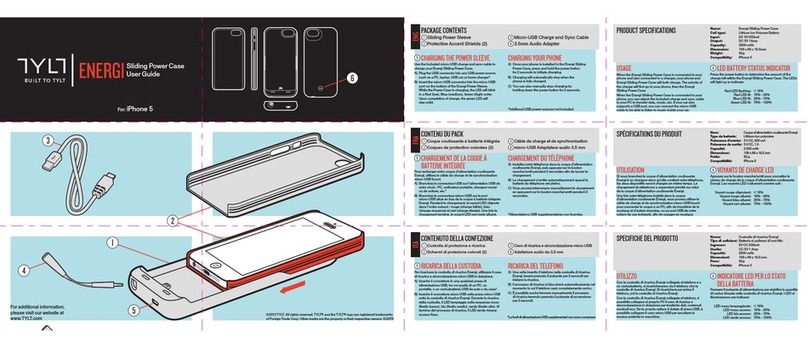 Tylt Energi Sliding Power Case User manual