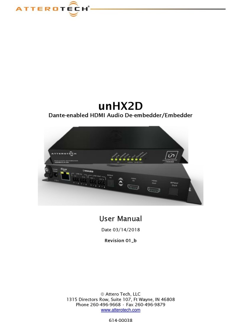 Attero Tech unHX2D User manual