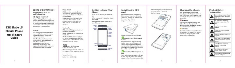 Zte Blade L5 User manual