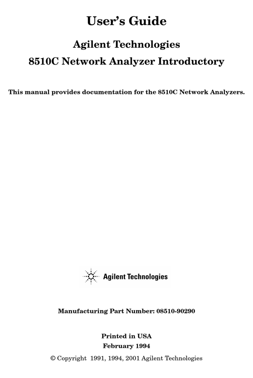 Agilent Technologies 8510C user manual