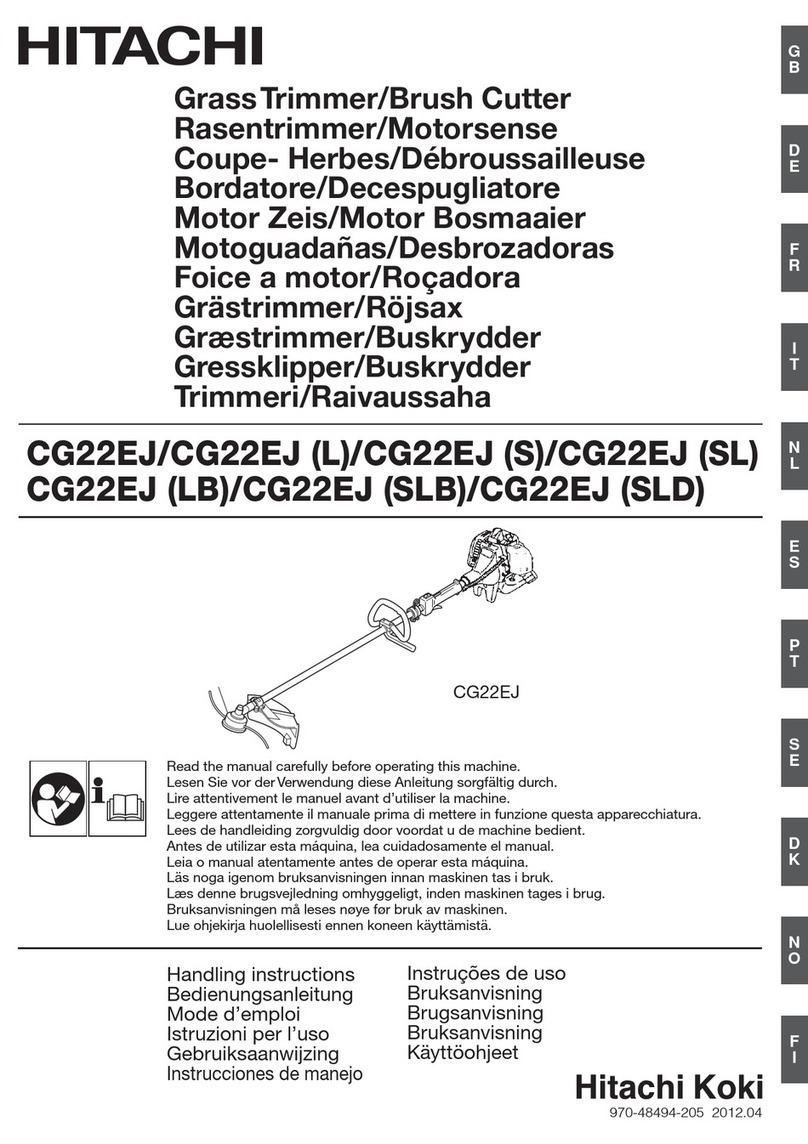Hitachi Koki CG22EJ (L) Handling instructions