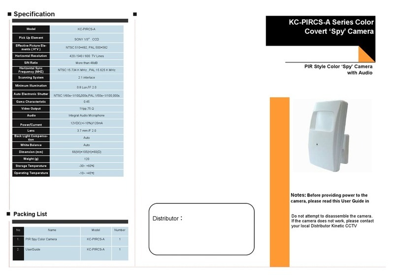 kinetic KC-PIRCS-A Series user guide