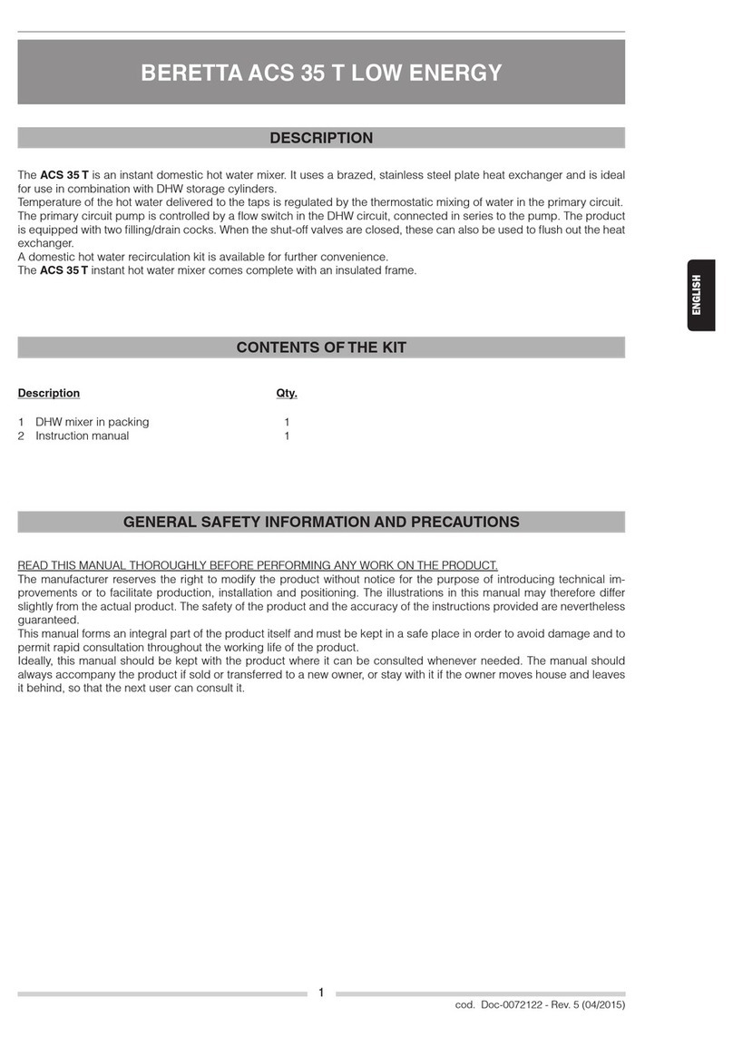 Beretta ACS 35 T instruction manual