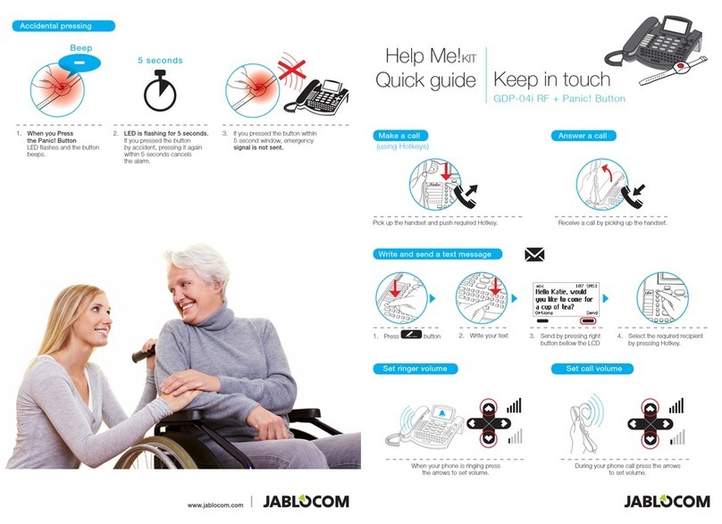 JabloCom GDP-04i RF User manual JabloCom GDP-04i RF User manual