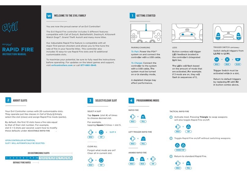 Evil Rapid Fire User manual Evil Rapid Fire User manual