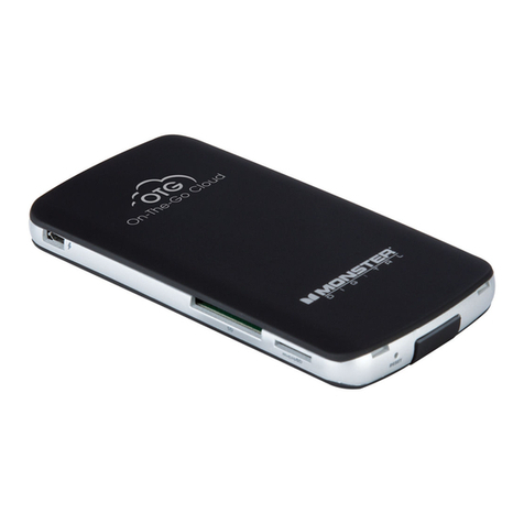 Monster Digital On-The-Go Cloud quick start guide