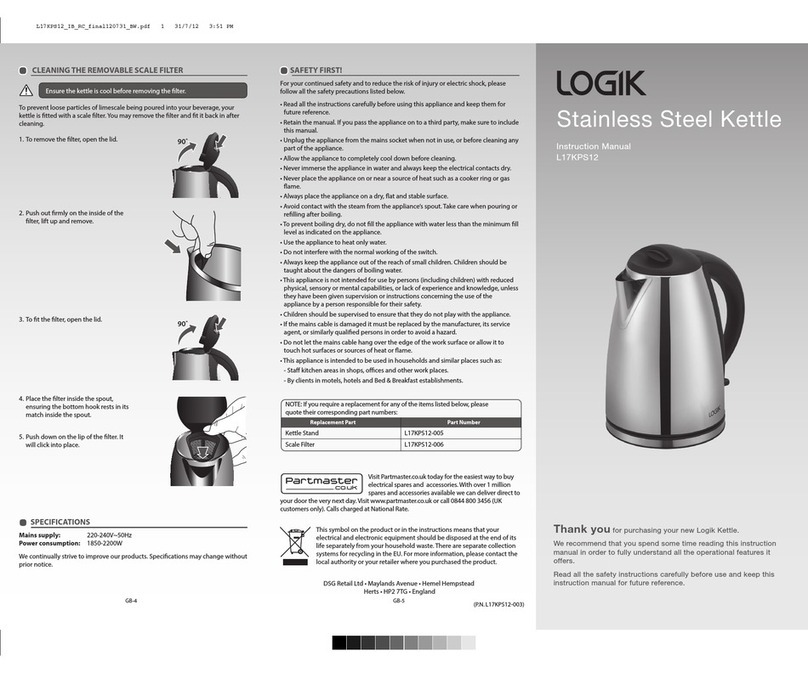 Logik L17KPS12 User manual