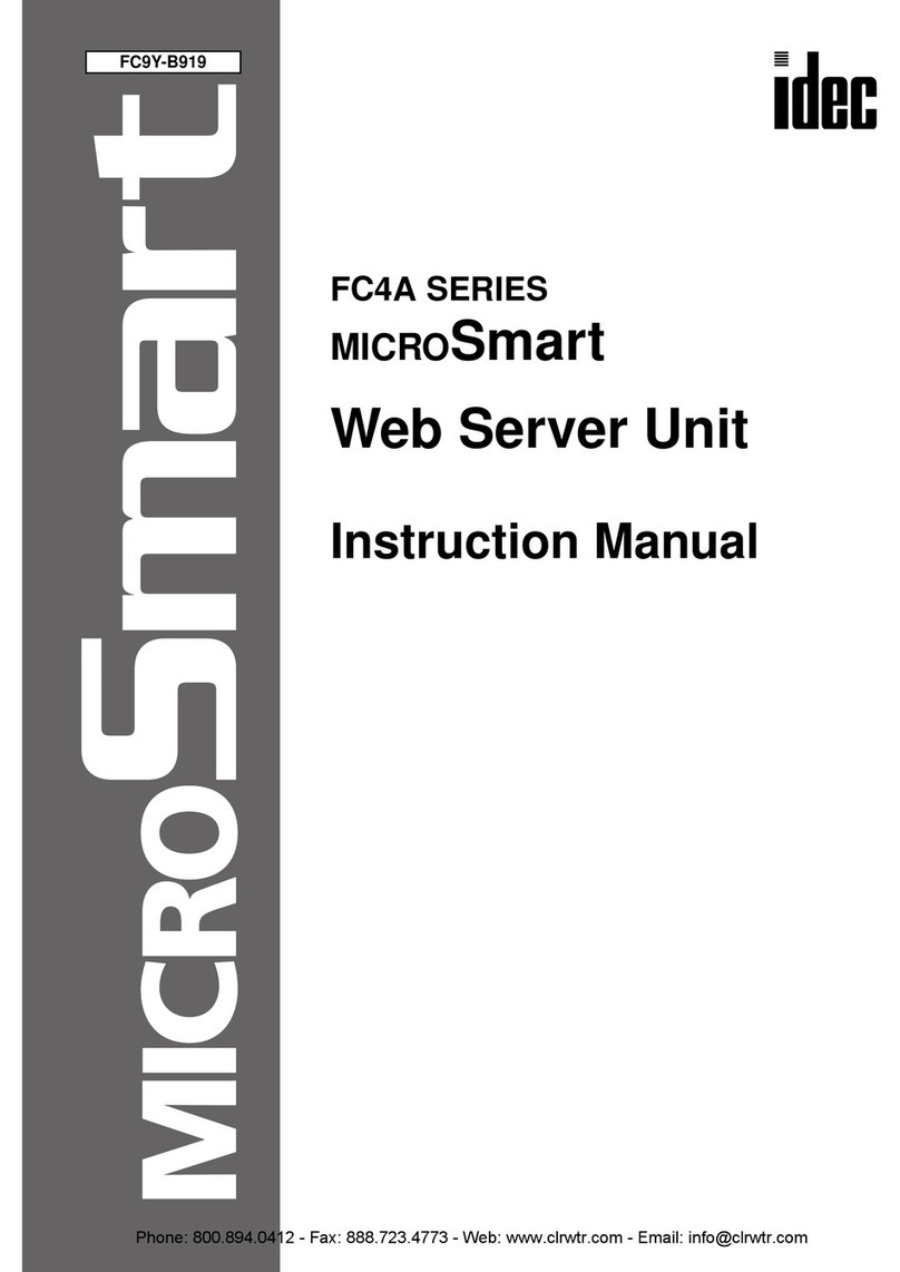 IDEC MICROSmart FC4A-SX5ES1E instruction manual