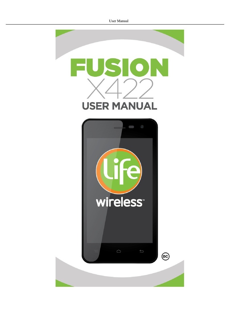 Fusion X422 user manual