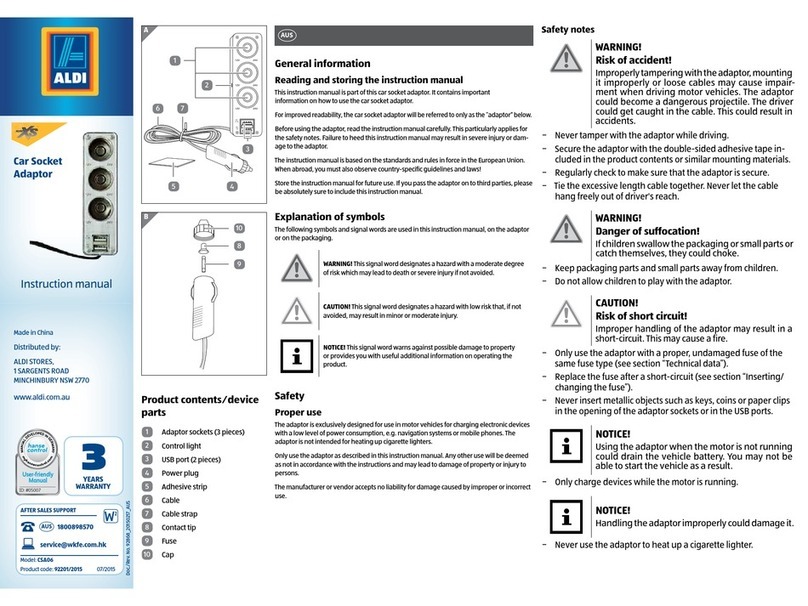 ALDI CSA06 instruction manual