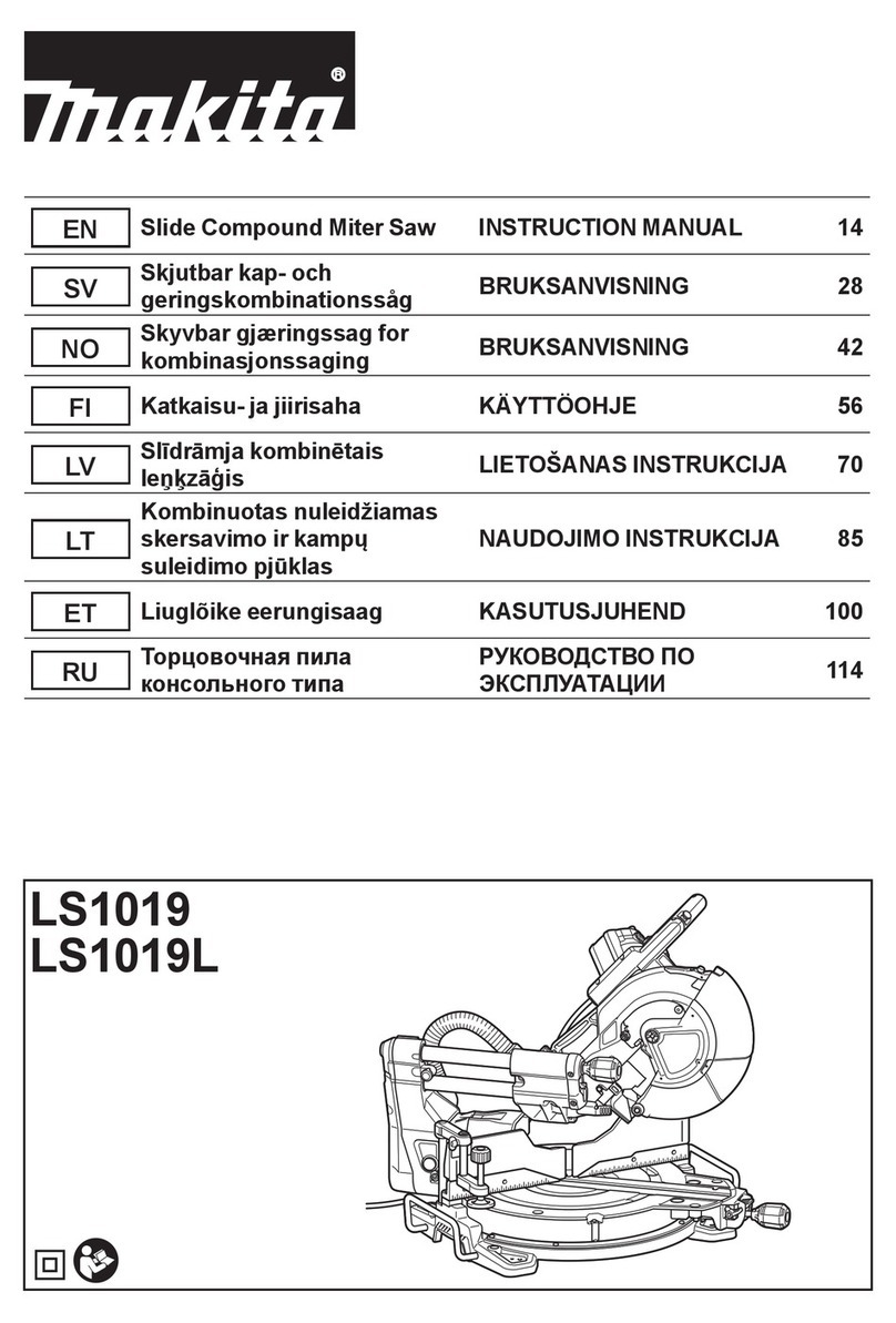 Makita LS1019 User manual