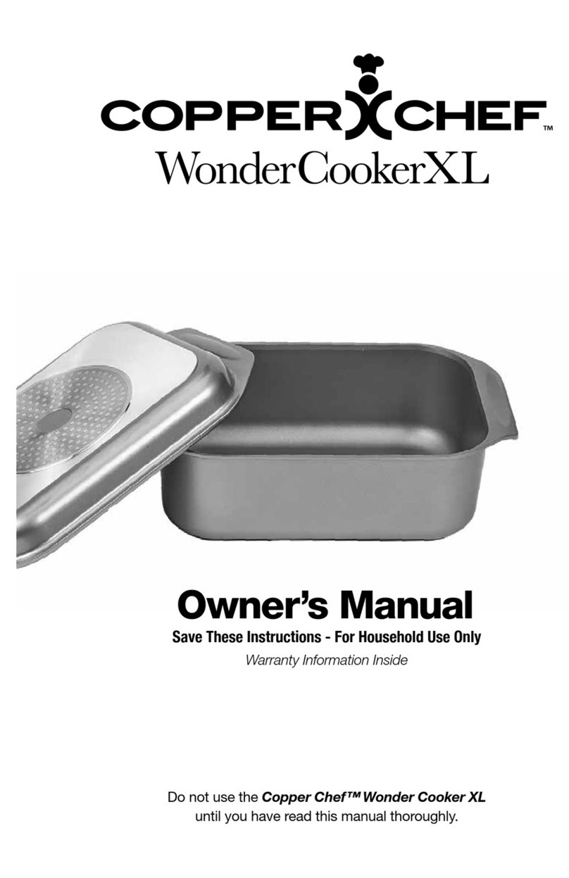 Cooper Chef Wonder Cooker XL owner's manual Cooper Chef Wonder Cooker XL owner's manual